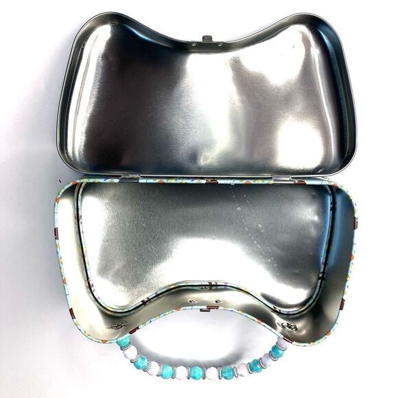 Afro Unicorn Scoop Purse Tin Carry All - Picture 8 of 12